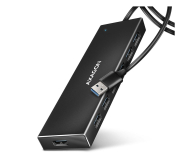 Axagon HMC-WL9 USB-C 10Gbps Wireless Charging 9in1 hub - 1485465 - zdjęcie 1